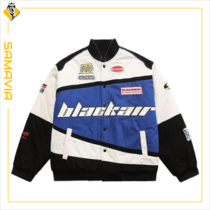 Vestes universitaires personnalisées en gros pour hommes, finition en laine et cuir, respirantes, unisexes, grandes tailles, coton brodé, hiver - Product Image 1