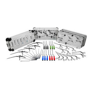 Juego de instrumentos de jaula de fusión Lumbar Peek, juego de instrumentos de jaula de cirugía de columna vertebral, juego de instrumentos Lumbar de acero inoxidable de la mejor calidad - Product Image 1