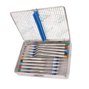 Kit de osteótomo de elevación sinusal, juego cóncavo de 10 piezas, instrumentos de implante, IMPLANTE DENTAL QUIRÚRGICO - Product Image 1