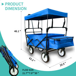 ที่นั่งแบบพับได้สำหรับสเตชั่นแวกอนพับได้สำหรับเด็กพรีเมี่ยมแบบพกพา - Product Image 2