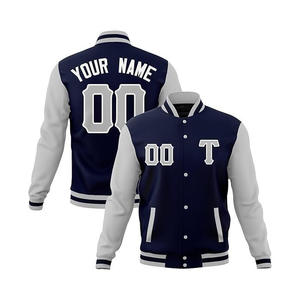 Chaqueta Varsity de Lona de la Mejor Calidad con Logotipo Frontal para Equipos Escolares y Uso Diario, Chaqueta de Invierno con Costuras Duraderas - Product Image 5