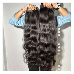 Vente en gros Extensions de cheveux humains indiens de haute qualité cheveux naturels vierges ondulés de cheveux humains Extensions indiennes - Product Image 2