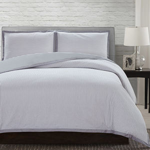 Sábanas de algodón personalizadas, ropa de cama ajustada con bandas de esquina elásticas, 100 liso, bordado blanco personalizado - Product Image 5