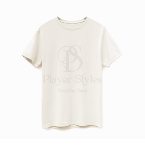 เสื้อยืดผ้าฝ้าย100% คุณภาพสูงสำหรับผู้ชายแบบปกติพอดีตัวโลโก้กำหนดเองได้พิมพ์โลโก้200g สีขาวทึบปรับแต่งได้ - Product Image 1