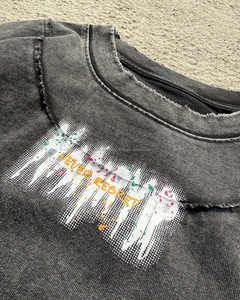 2024 mode été nouveau respirant imprimé à manches courtes surdimensionné hommes t-shirts haute qualité sérigraphié T-Shirt fabricant - Product Image 5