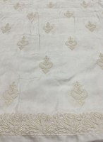 Pur coton 120gsm fil peigné tissé Technique broderie tissus fantaisie plaine pour garçons filles Kurta Kurti vêtements mémoire caractéristique