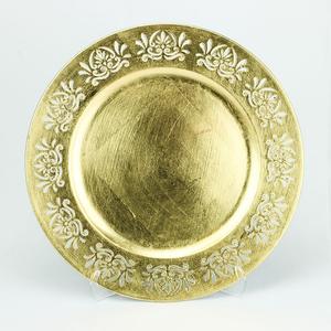 Modern Design High Quality Gold Plated Charger Plate Customisable Unique Style For Events & Engagement Party <b>Table</b> Decoration - Product Image 4