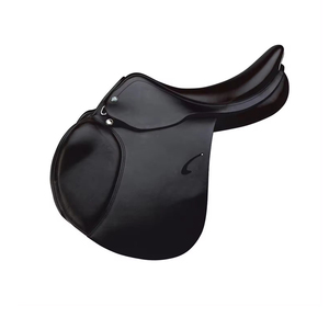 Silla de Montar Inglesa Negra de Alta Calidad, Hecha a Mano, Acolchada, Duradera, Equipo Integrado para Carreras de Caballos, Gran Venta en India - Product Image 1