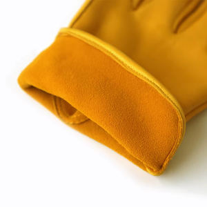 Gants de conducteur en cuir de vachette fendu Durable de haute qualité robuste protégeant les mains des gants de travail de sécurité de la construction - Product Image 3