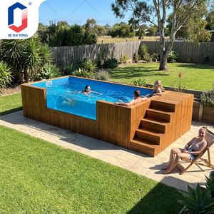 Piscina Elevada de Fibra de Vidrio Personalizada para Exteriores Residenciales con Sistema de Calefacción y Filtrado - Product Image 2