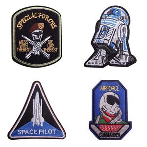 Patch brodé de haute qualité personnalisé à repasser, patch brodé pour vêtement, étiquette de chapeau, patchs pour vêtements - Product Image 1