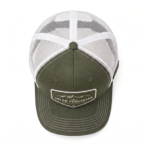 Casquette Snapback 6 Panneaux en Maille 100% Coton INJAE OEM ODM, Broderie Main, Unisexe, Respirante, Imperméable, Tendance, Sportive, Plage - Product Image 5