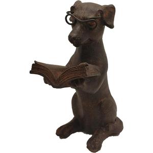 Sculpture de chien en Bronze coulé à la main Figurine décorative aux meilleurs prix Statue de chien de qualité supérieure pour les décors extérieurs - Product Image 6