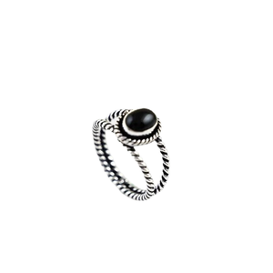 925 argent Sterling noir Onyx pierre précieuse bague bijoux à la main en argent Boho Style bague bijoux pour femmes cadeau de mariage pour femme - Product Image 1