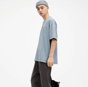 Tissu fin en gros personnalisé 100% coton T-Shirt respirant à motifs ajusté Jersey décontracté O-cou Design - Product Image 3