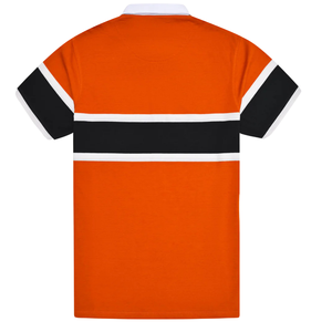 เสื้อเชิ้ตผู้ชายคอตั้ง แขนสั้น ผ้าฝ้าย 100% สวมใส่สบาย เหมาะสำหรับเล่นกีฬากอล์ฟ ระบายอากาศได้ดี แห้งเร็ว ดีไซน์โลโก้ ทรงปกติ ใส่ได้ในฤดูร้อน - Product Image 2