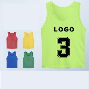 Venta caliente juvenil fútbol y baloncesto práctica Jersey transpirable deportes entrenamiento Baberos Premium calidad fútbol desgaste - Product Image 2