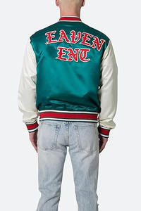 Chaqueta Varsity para Hombre, Servicio OEM ODM de Calidad Premium Personalizada al por Mayor, Cuello Alto Deportivo, Nueva Llegada, Cómoda y Transpirable - Product Image 4