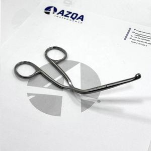 Pinzas Profesionales de Acero Inoxidable Estilo Magill de 7 Pulgadas Curvas para Perforaciones Corporales de Precisión, Instrumento para Estudio - Product Image 1