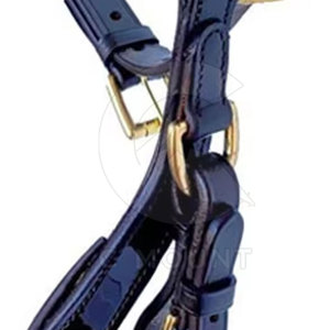 บังเหียนหนังม้าปรับได้แข็งแรงทนทานหนังแฮนด์เมดสำหรับขี่ม้า - Product Image 6