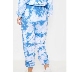Chándal de sublimación estampado de secado rápido Tie Dye transpirable ligero 100% algodón Top Trending Tie Dye mujeres chándal - Product Image 4