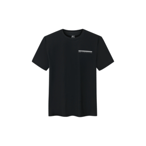 Camiseta ERKE para Hombre, 100% Algodón Orgánico, Cuello Redondo, Tejido Jersey de 230g, Impresión Serigráfica de 300g, Modelo 11225202368-004, Color Negro - Product Image 1