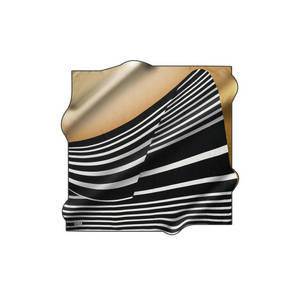 Silk Twill Leopard Print Scarf-Black and White Designer Square - Product Image 1