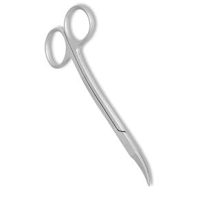 Ciseaux chirurgicaux à double lame tranchante incurvée finition sable ciseaux de salle d'opération en acier inoxydable allemand - Product Image 2