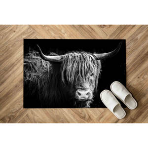 Alfombra con Estampado Natural - Diseño de Toro Salvaje para Salón, Cocina y Otras Áreas, con Pelo Suave - Product Image 5