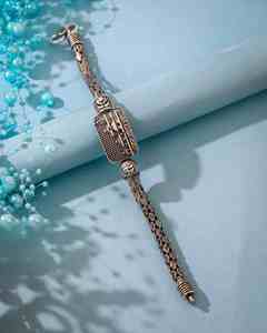 Elegante Brazalete de Plata de Ley Antigua para Hombre, 29g, Estilo Moderno - Product Image 1