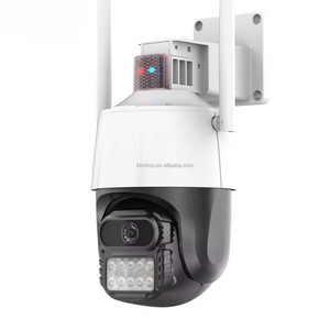 กล้องวงจรปิด 3MP WiFi PTZ สำหรับภายนอกอาคาร ติดตามอัตโนมัติ ตรวจจับมนุษย์ พร้อมไฟส่องสว่างคู่ มองเห็นในเวลากลางคืน - Product Image 1