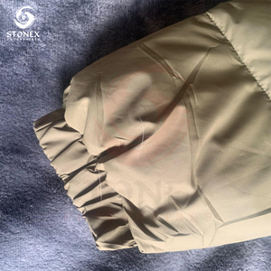 Custom Hot Sell Striped Ribbed Puffer <b>Jacket</b> <b>Men</b> <b>Long</b> Sleeves Unisex Puffer <b>Jacket</b> - Product Image 5