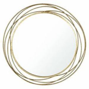 Fashionable Quality Oval Metal Wall <b>Mirror</b> <b>Frame</b> Gold European Modern Bedroom Dressing <b>Mirror</b> Rose Gold Bulk Hand Made - Product Image 5