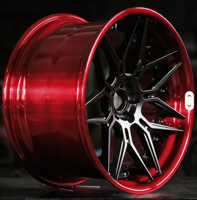 JWYC Jantes en alliage d'aluminium forgé 2 pièces 17/18/19/20 pouces 5*112 5*114.3 pour BMW, Mercedes, Land Rover