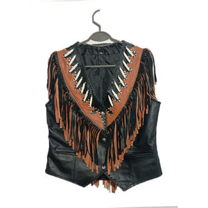 Hot Fashion Biker <b>Waistcoat</b> Motorbike Leather Canvas Vest Customized High Quality Breathable Waterproof <b>Women's</b> Outerwear - Product Image 5