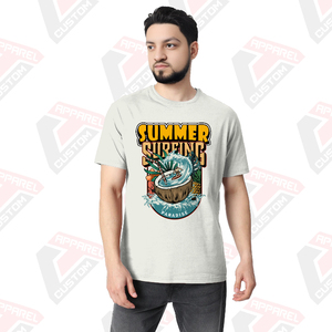 Camiseta cómoda ultrasuave esencial para hombre para el verano, apliques ecológicos, decoración, tela vaquera Batik de pana, opciones - Product Image 2