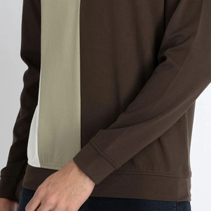 Sweat-shirts pour hommes de haute qualité, légers, respirants, en polaire à capuche, en polyester/coton durable, teinture unie bicolore, hiver 2025 - Product Image 4
