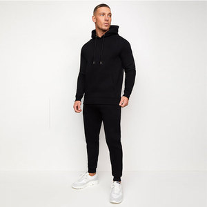 Chándal de invierno para hombre de gran calidad, ropa de calle transpirable de lana de algodón 100%, ropa informal para correr con logotipo personalizado al mejor precio - Product Image 3
