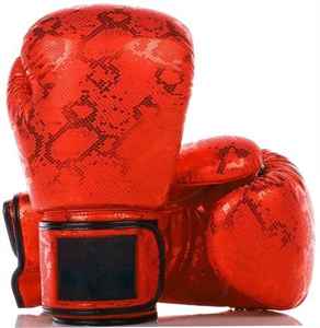 ถุงมือชกมวยหนังวัวแท้หลายสีสำหรับการต่อสู้และการฝึกซ้อมแบบมืออาชีพทนทานใส่สบาย - Product Image 3