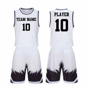 Uniforme de Baloncesto Transpirable de Alta Calidad, Diseños Personalizados, 100% Poliéster, Sin Mangas, Para Todas las Temporadas, Venta al Por Mayor - Product Image 1