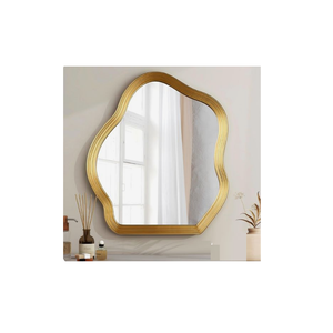 Miroir mural décoratif en matériaux écologiques, design tendance, miroir de maquillage mural - Product Image 3