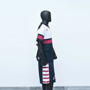 ชุดลำลองแบบสั้นสำหรับผู้ชายชุด2ชิ้นสำหรับใส่เล่นกีฬาชุดสั้นสำหรับผู้ชายชุดฤดูร้อนออกแบบได้ตามที่ต้องการ - Product Image 4