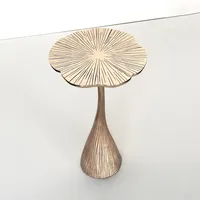 Mesa auxiliar de aluminio Premium con diseño moderno para sala de estar y patio del fabricante y proveedor indio