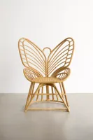 Top produit papillon rotin chaise rotin meubles d'intérieur chaise de patio chaise décorative détente à manger pour meubles de maison