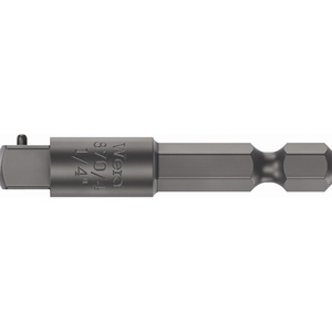 ไขควงโปรโมชั่น WERA-870/4 หัวหกเหลี่ยม 1/4 นิ้ว เอาท์พุตสแควร์ 1/4? อะแดปเตอร์ความยาว 50 มม. - Product Image 1
