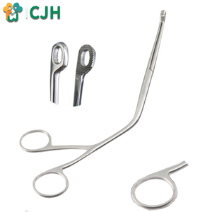 คีมจับท่อช่วยหายใจสแตนเลสทางการแพทย์คุณภาพสูง CJH สำหรับการผ่าตัดสัตว์และใช้กับสัตว์ - Product Image 2