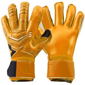 Nouveaux gants de gardien de but professionnels avec doigt gants de gardien de but adulte Latex épais gants d'entraînement de Football lisse Service Oem - Product Image 6