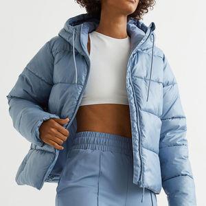 แจ็กเก็ตปลาปักเป้ามีฮู้ดสำหรับผู้หญิงผ้าฝ้ายระบายอากาศได้ดีแบบปกติพร้อมเชือกรูดดีไซน์ล่าสุด - Product Image 6