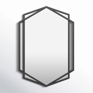 Modern Gold Square Wall <b>Mirror</b> Double Layer Metal Frame Art Deco Wedding Eco-Friendly Decor - Product Image 2