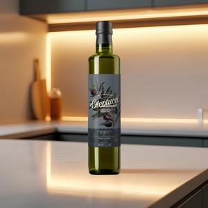 Doric 500mL Botella de vidrio Aceite de orujo de oliva "Oleotucci" para cocinar y freír Aceite a base de plantas - Product Image 3